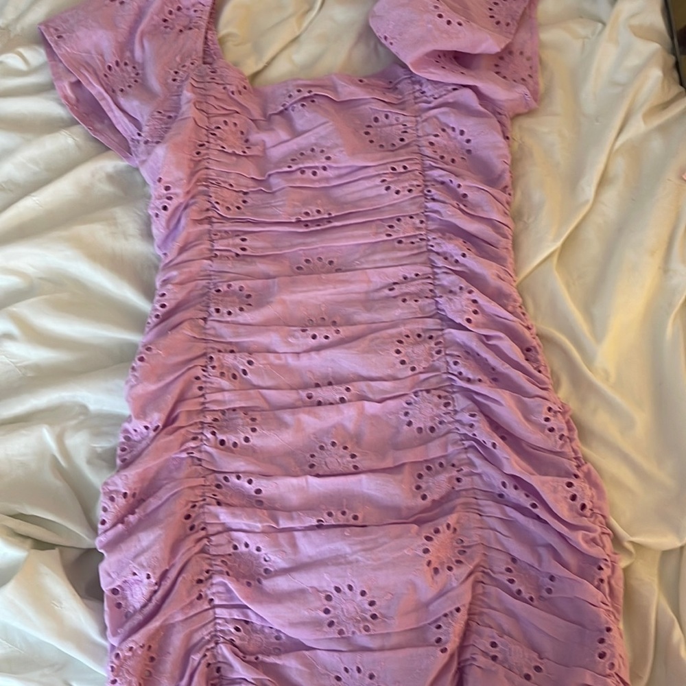 Vestique eyelet dress
